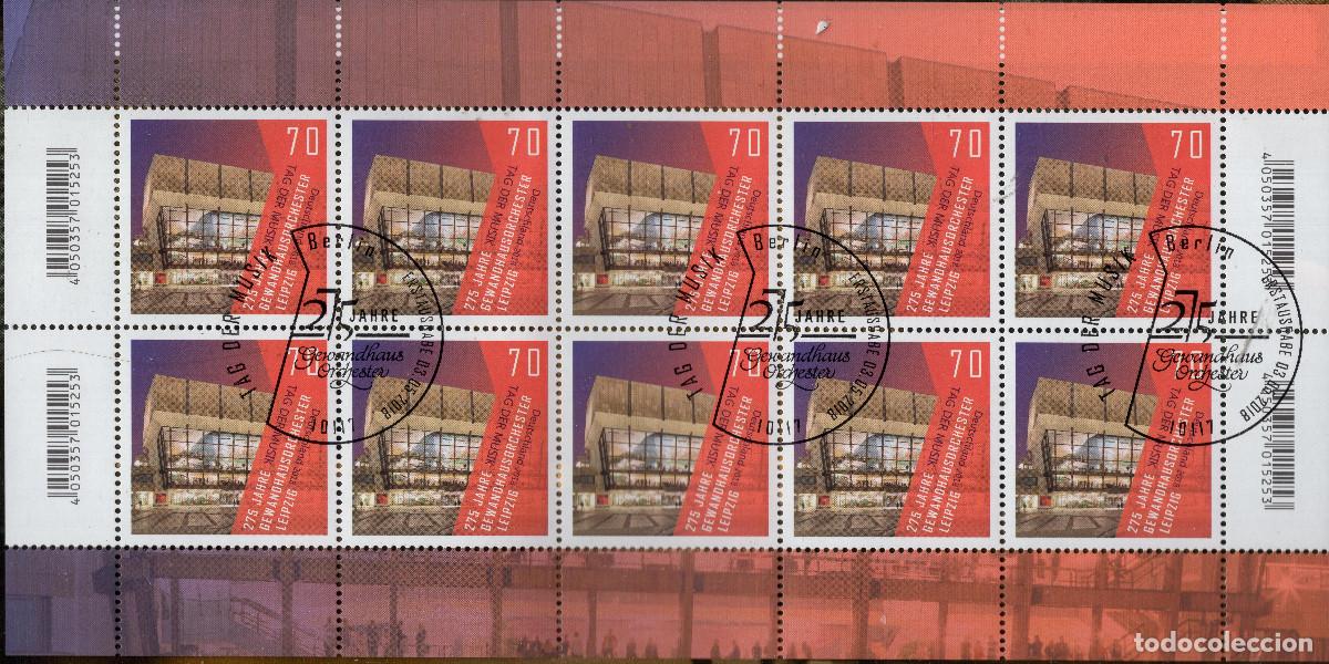 Sellos: ALEMANIA 2018 MINI-SHEET FDC MICHEL DE 3385KB