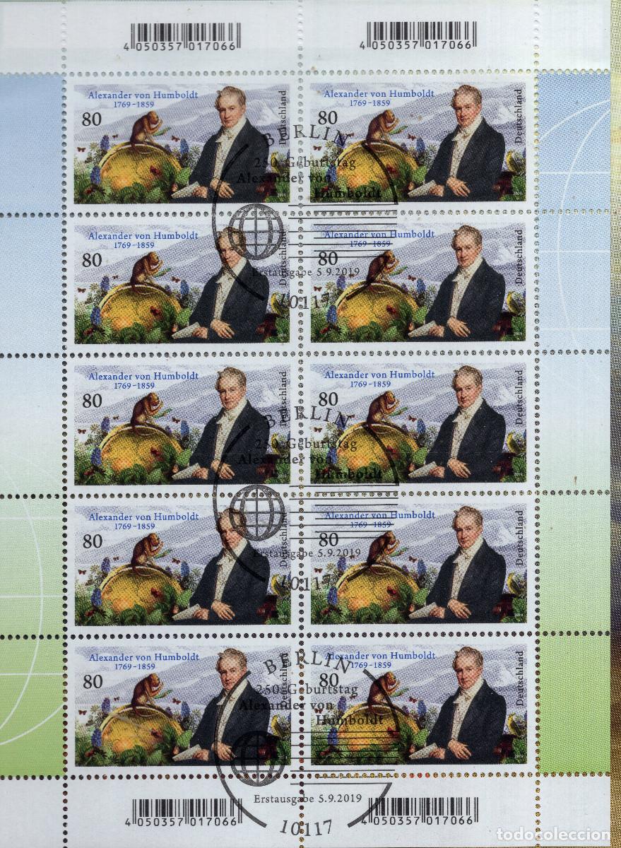 Sellos: ALEMANIA 2019 MINI-SHEET FDC MICHEL DE 3492KB