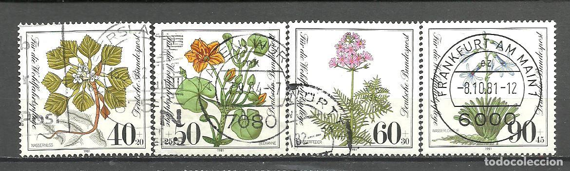 Sellos: ALEMANIA FEDERAL 1981 - MICHEL NRO. 1108-11 - USADO -