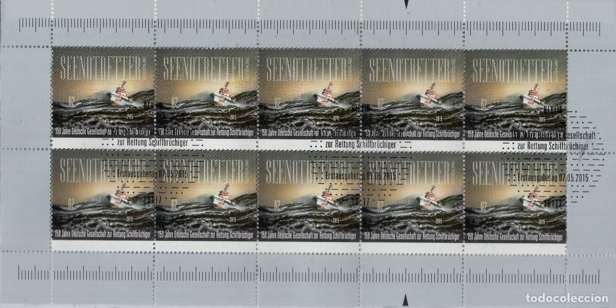 Sellos: ALEMANIA 2015 MINI-SHEET FDC MICHEL DE 3153KB