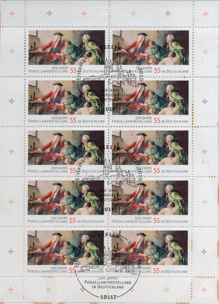 Sellos: ALEMANIA 2010 MINI-SHEET FDC MICHEL DE 2805KB