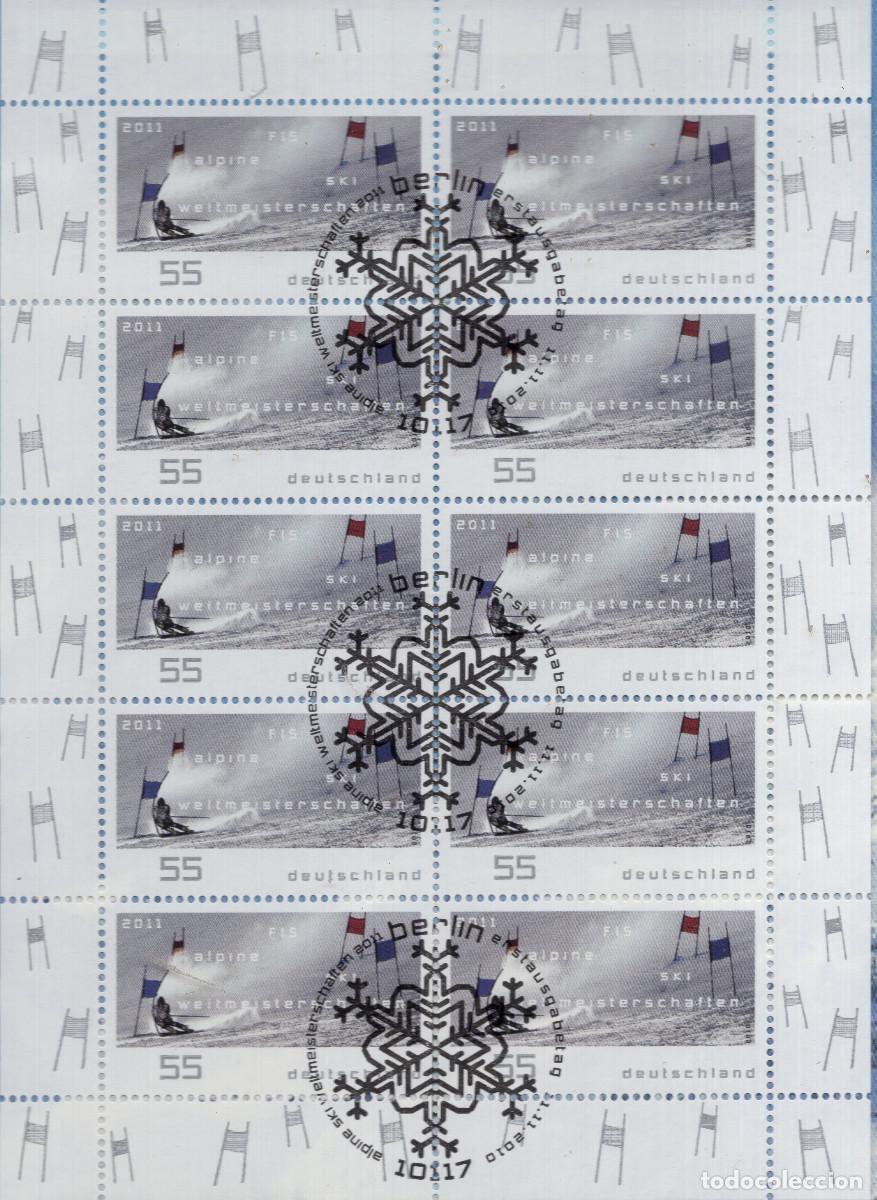 Sellos: ALEMANIA 2010 MINI-SHEET FDC MICHEL DE 2834KB