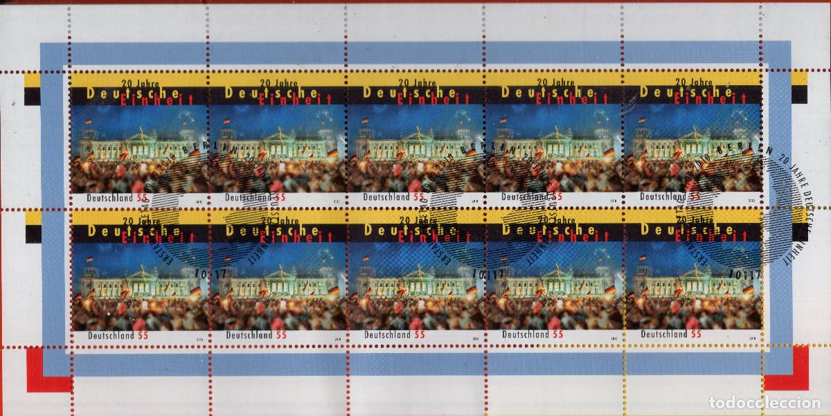 Sellos: ALEMANIA 2010 MINI-SHEET FDC MICHEL DE 2821KB