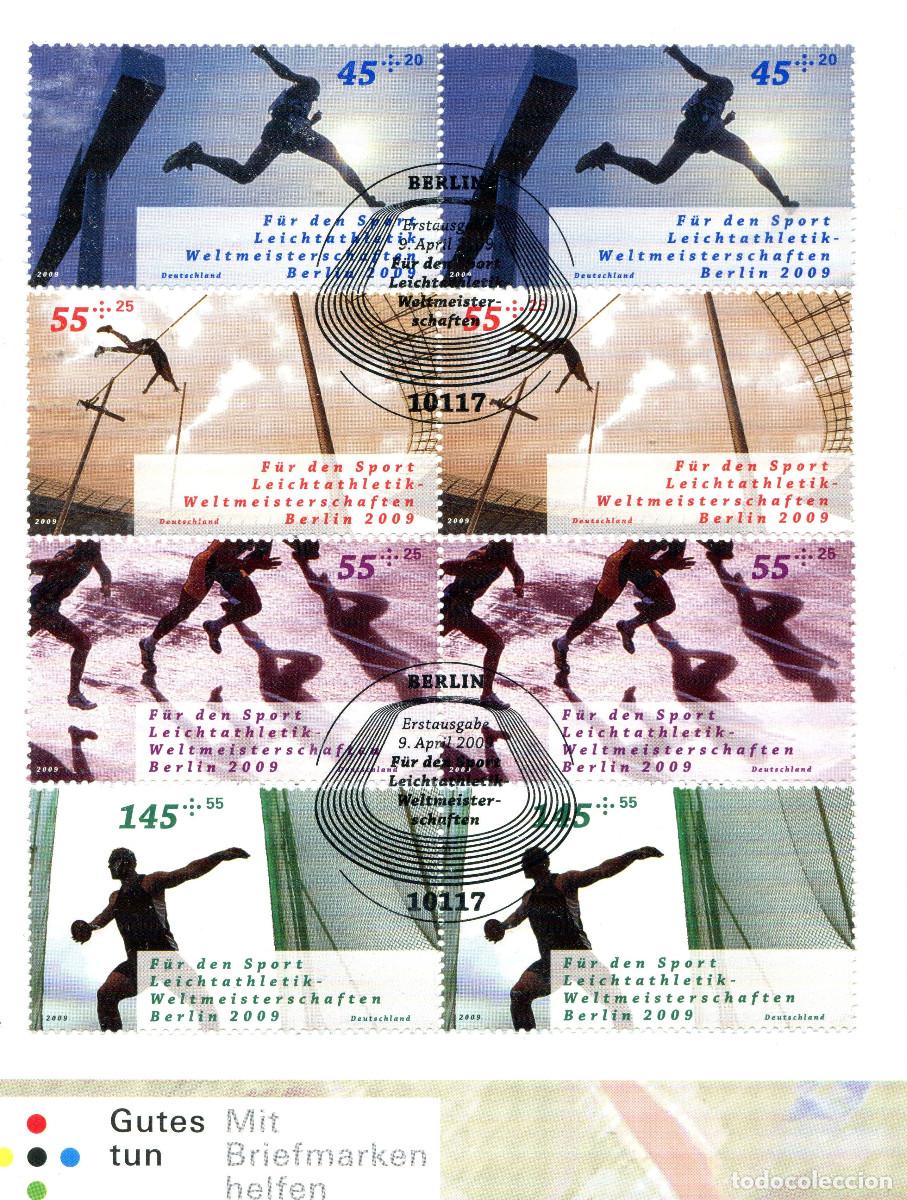 Sellos: ALEMANIA 2009 MINI-SHEET FDC MICHEL DE 2727-2730-MH80KB