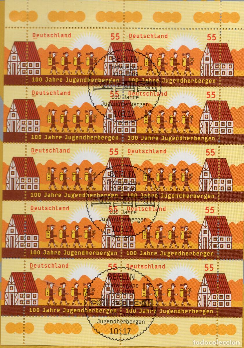 Sellos: ALEMANIA 2009 MINI-SHEET FDC MICHEL DE 2753KB