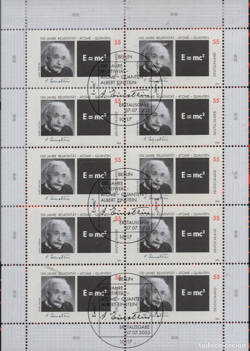 Sellos: ALEMANIA 2005 MINI-SHEET FDC MICHEL DE 2475KB