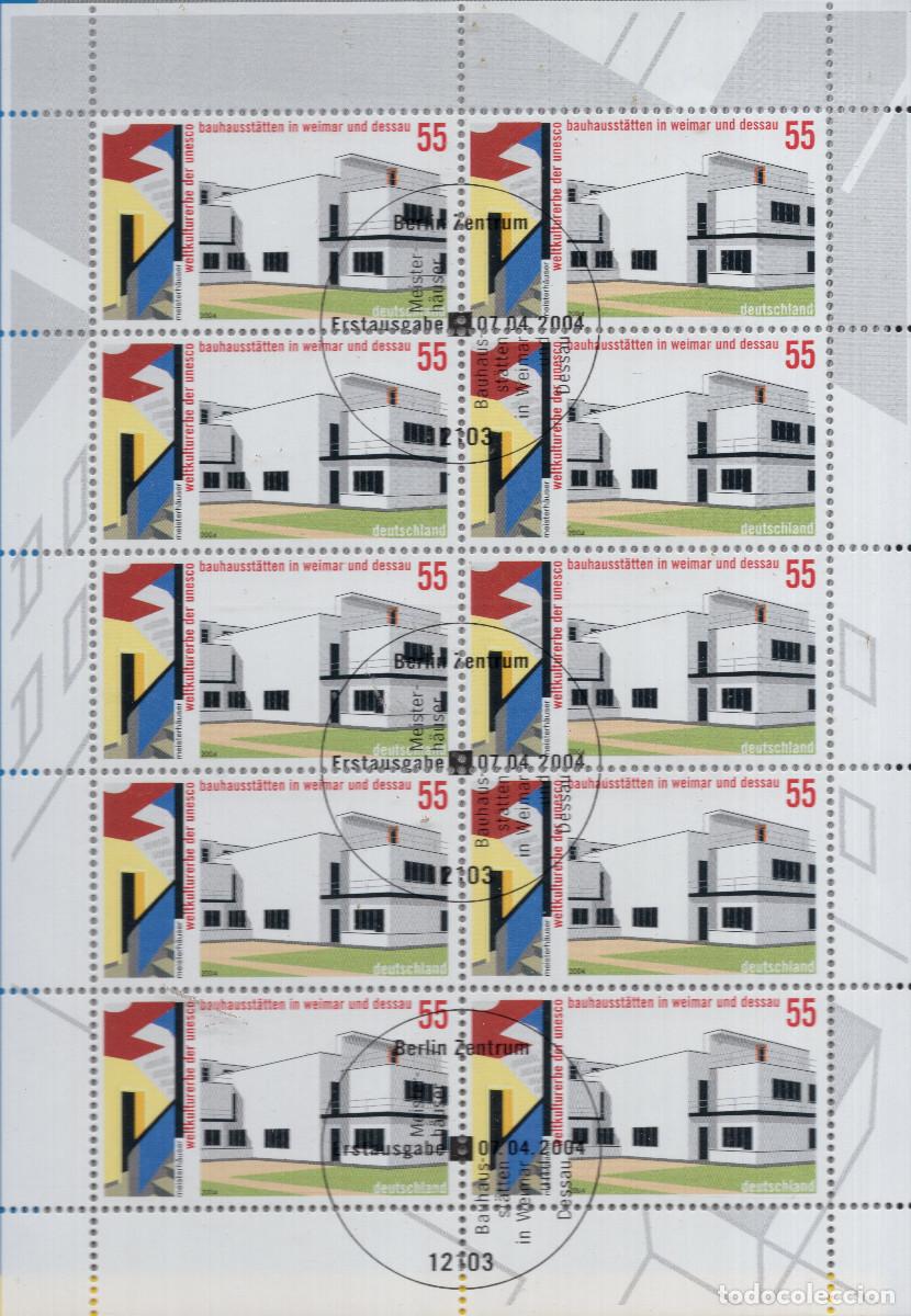 Sellos: ALEMANIA 2004 MINI-SHEET FDC MICHEL DE 2394KB