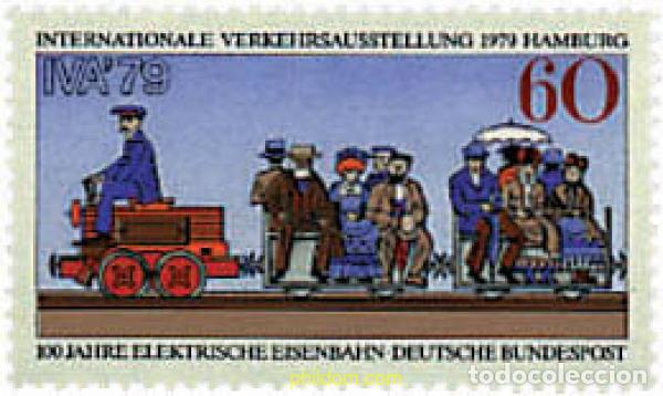 Sellos: 56382 MNH ALEMANIA FEDERAL 1979 EXPOSICION INTERNACIONAL DE TRANSPORTES