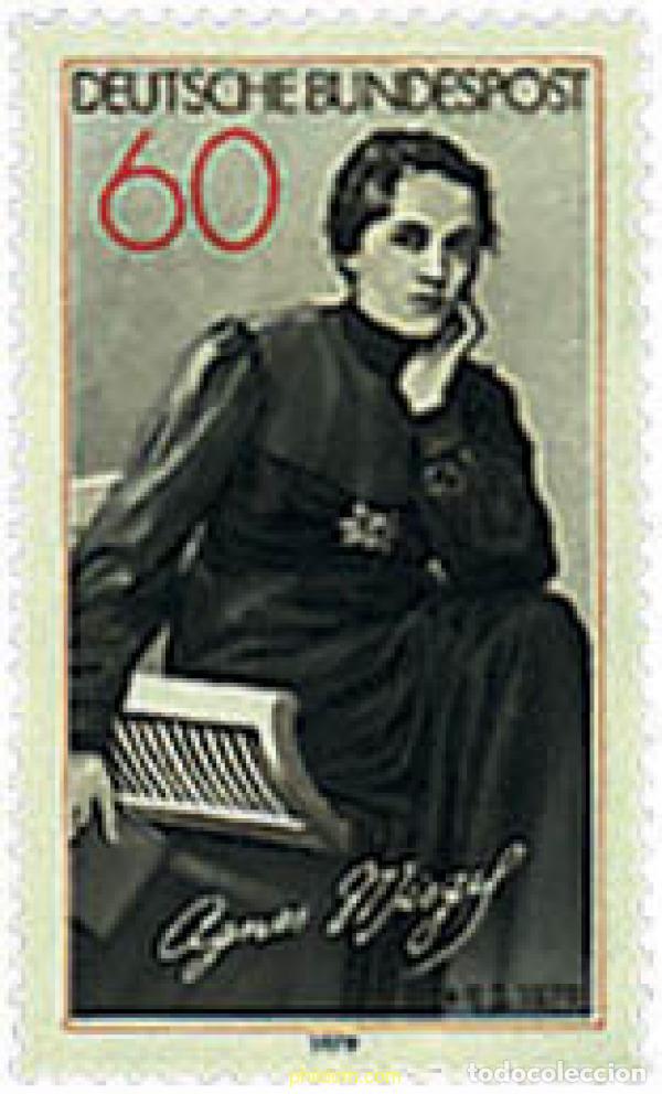 Sellos: 64978 MNH ALEMANIA FEDERAL 1979 CENTENARIO DEL NACIMIENTO DE AGNES MIEGEL