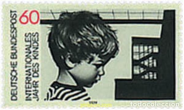 Sellos: 64977 MNH ALEMANIA FEDERAL 1979 A&Ntilde;O INTERNACIONAL DEL NI&Ntilde;O
