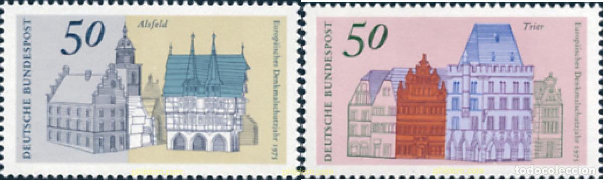 Sellos: 695981 MNH ALEMANIA FEDERAL 1975 A&Ntilde;O EUROPEO DEL PATRIMONIO ARQUITECTONICO