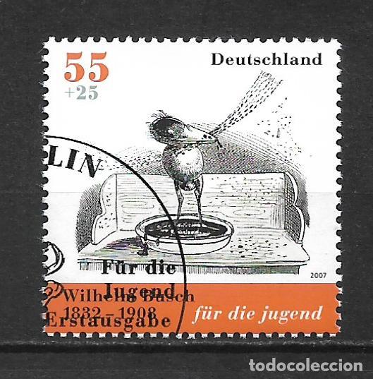 Sellos: alemania 2007 michel 2607 usado 1.50&euro; - 33/26