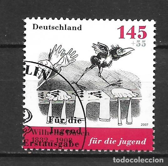 Sellos: alemania 2007 michel 2609 usado 3.60&euro; - 33/26