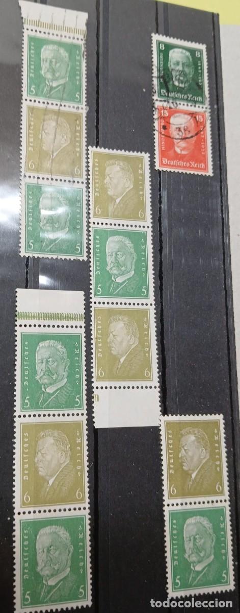Sellos: lote sellos Hindenburg vertical, - Foto 1