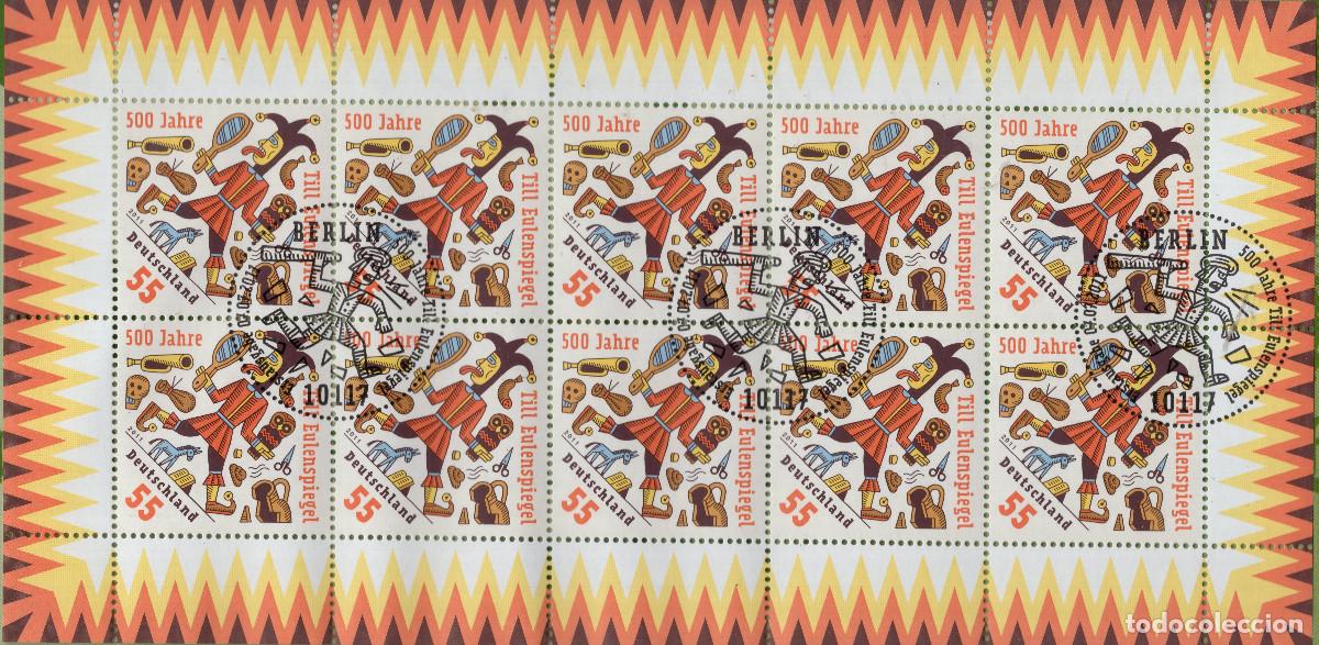 Sellos: ALEMANIA 2011 MINI-SHEET FDC MICHEL DE 2880KB