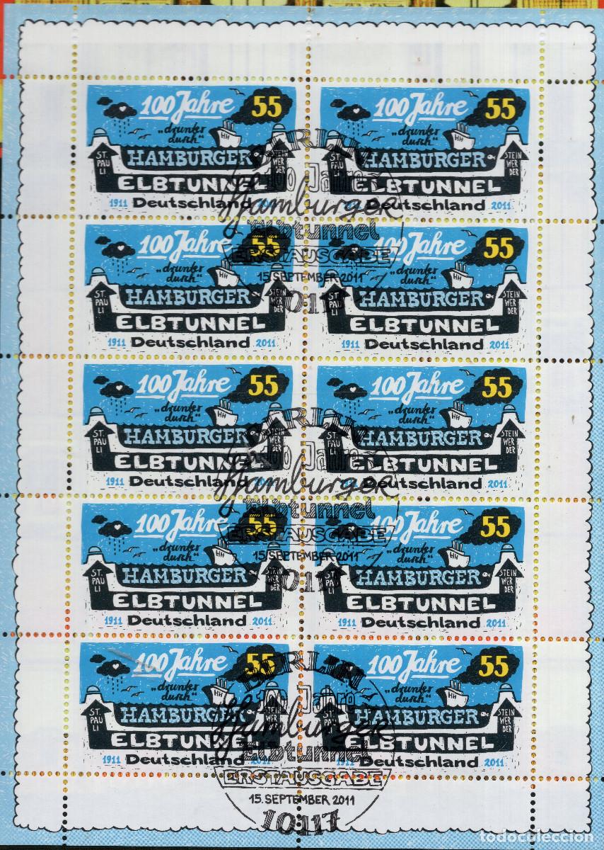 Sellos: ALEMANIA 2011 MINI-SHEET FDC MICHEL DE 2890KB