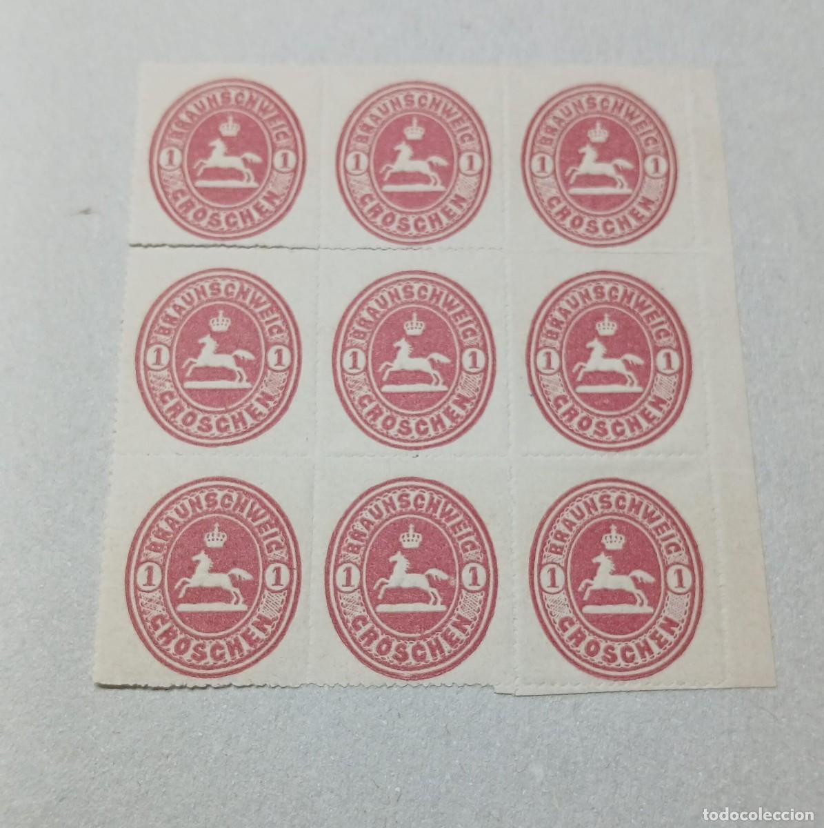 Sellos: M18 DE Braunschweig Old Germany / Altdeutschland