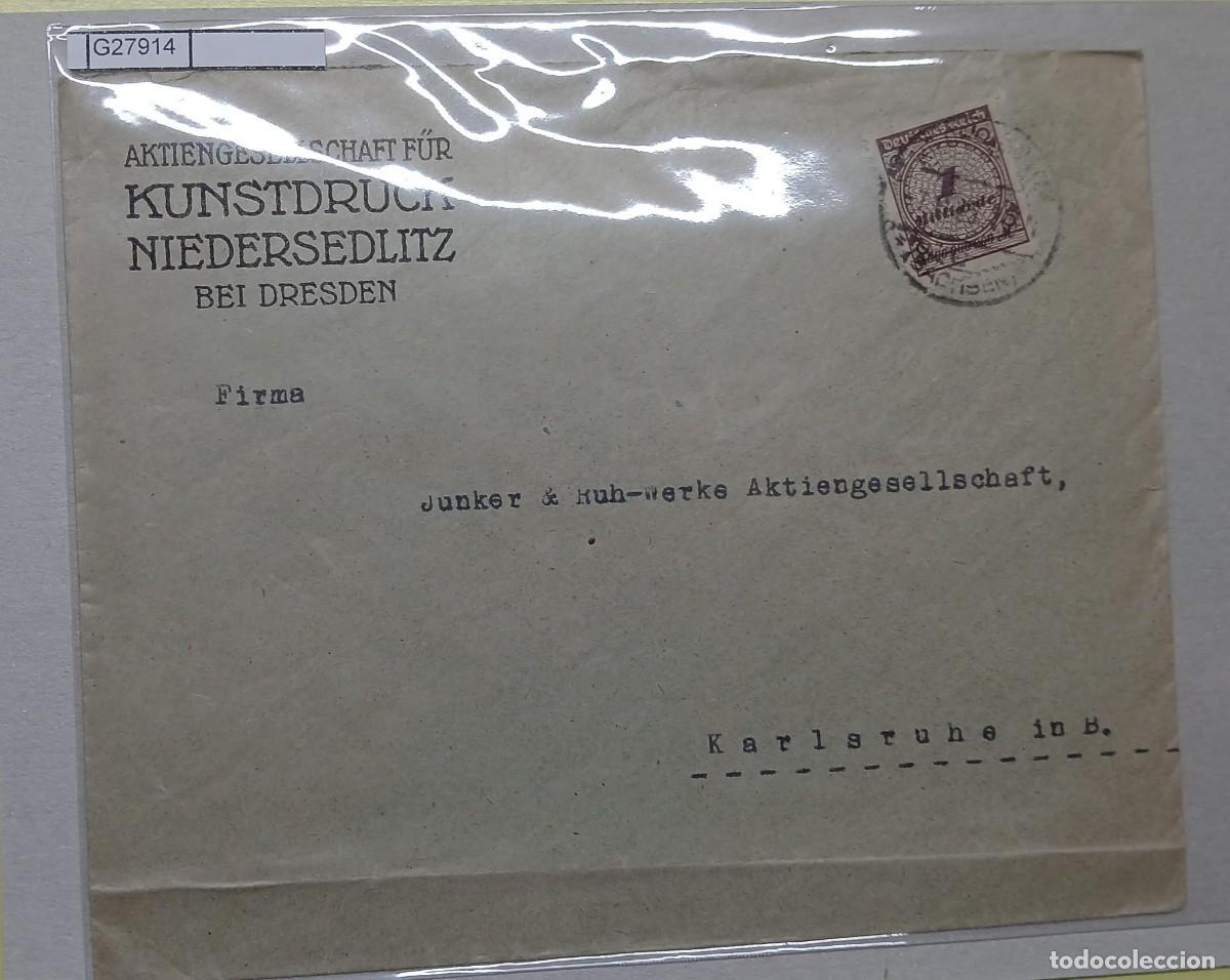 Sellos: Sobre imperio aleman M325