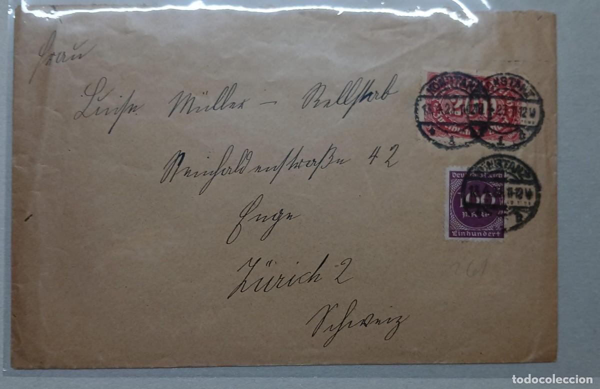 Sellos: Sobre imperio alem&aacute;n M268 + M248