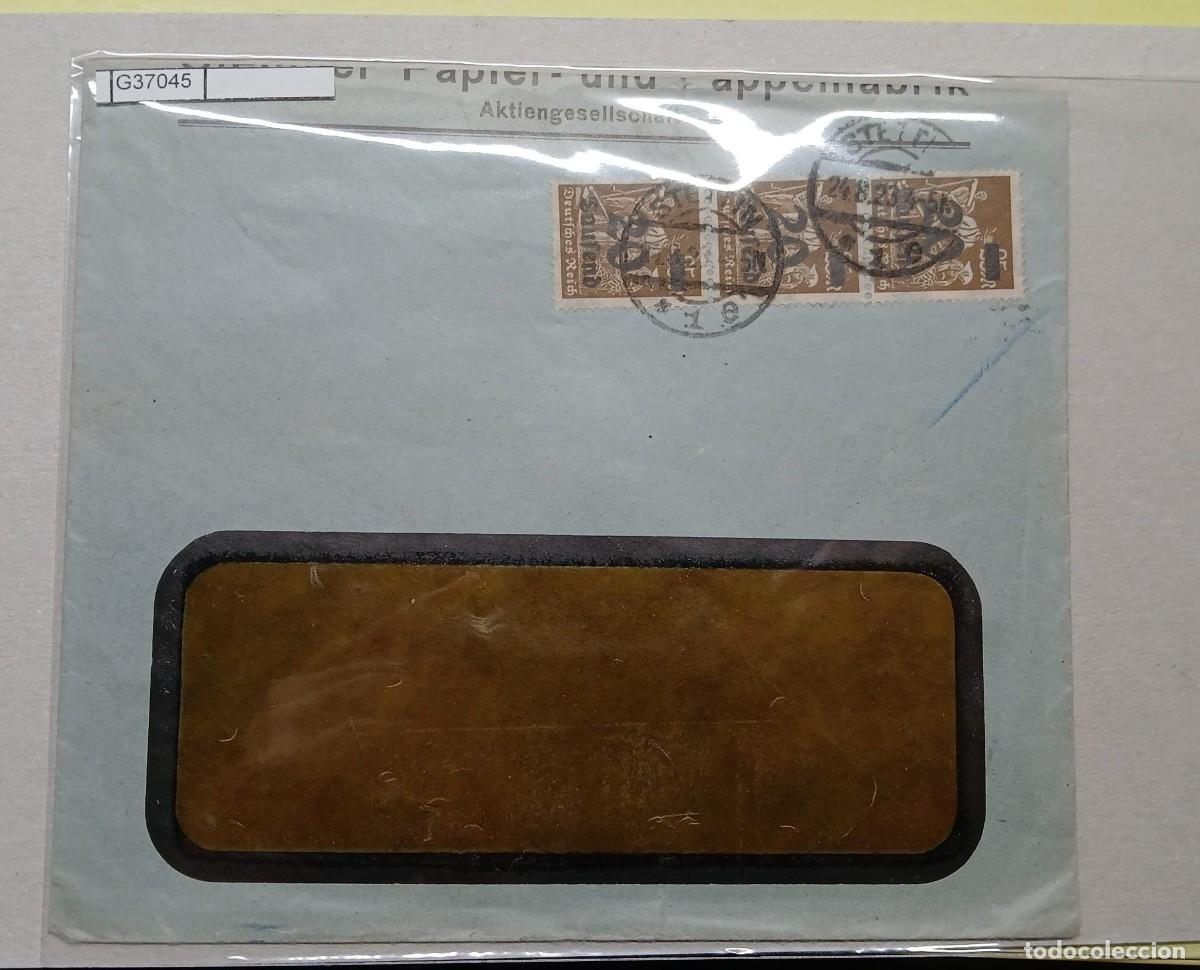 Sellos: Sobre imperio aleman M281 PRIMER DIA DE EMISION CONOCIDO