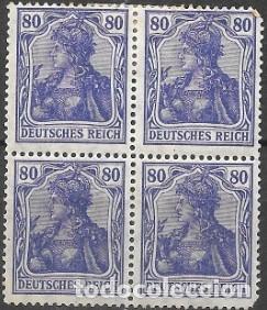 Sellos: ALEMANIA-IMPERIO ALEM&Aacute;N-SELLOS A&Ntilde;OS 1920-GERMANIA-NUEVOS-DENTADO 14 x 14&frac14;
