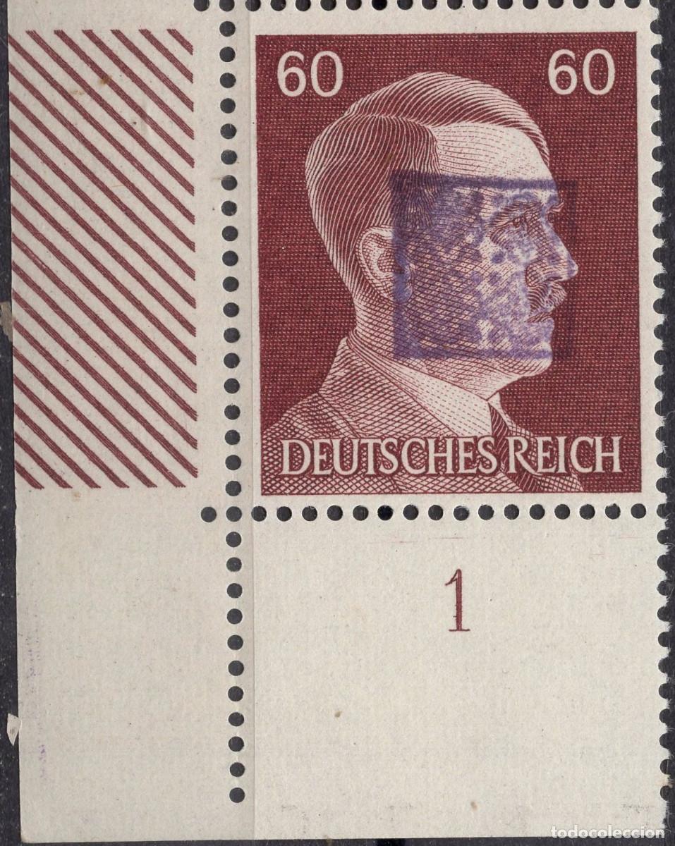 Sellos: W&Uuml;RZEN ocupacion sovietica local post , 1945 michel DE-WUZ 18 also pair