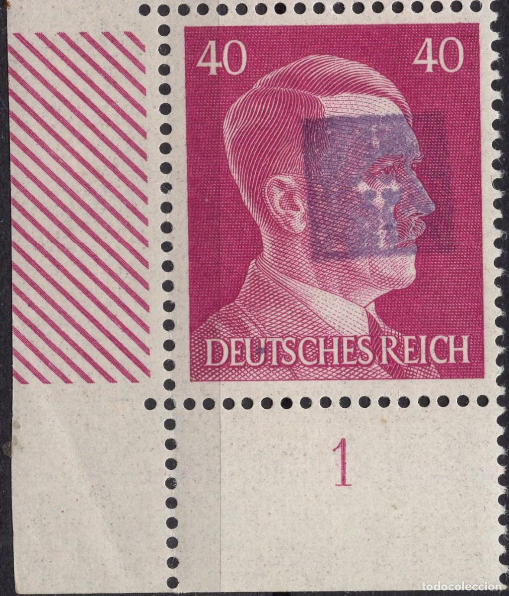 Sellos: W&Uuml;RZEN ocupacion sovietica local post , 1945 michel DE-WUZ 15 also pair