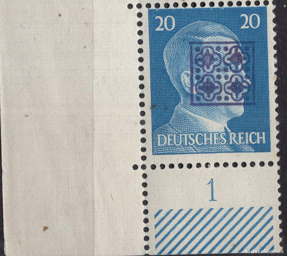 Sellos: W&Uuml;RZEN ocupacion sovietica local post , 1945 michel DE-WUZ 11 also pair
