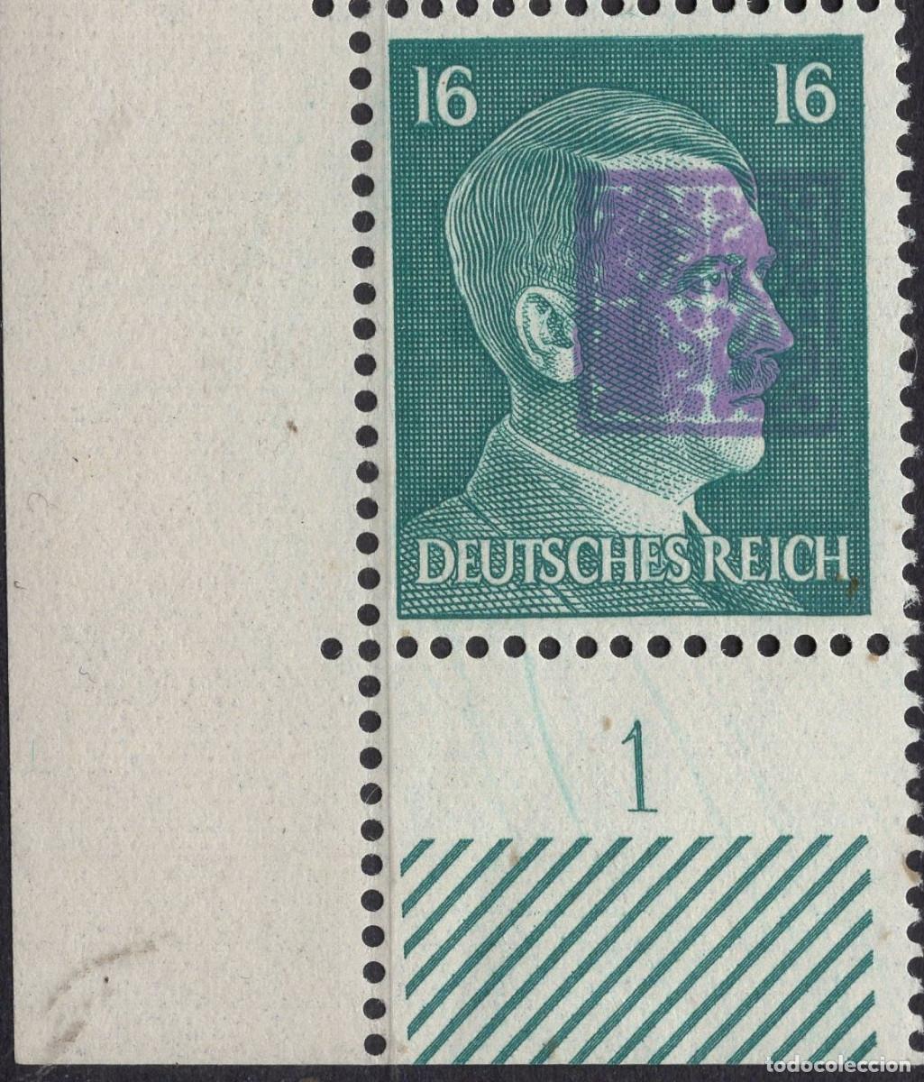 Sellos: W&Uuml;RZEN ocupacion sovietica local post , 1945 michel DE-WUZ 10 also pair