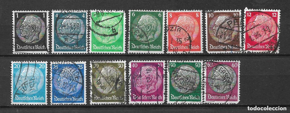 Sellos: alemania reich 1933 lote 13 sellos usado - 12/31