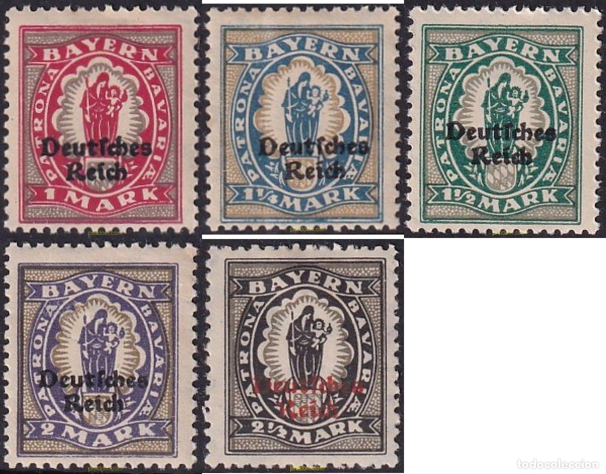 Sellos: 770988 HINGED ALEMANIA 1920 MOTIVOS VARIOS