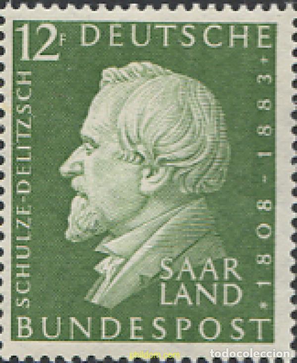 Sellos: 262169 HINGED ALEMANIA. Sarre 1958 PERSONAJE