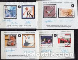 Sellos: ALEMANIA 4 HOJAS BLOQUE &rdquo; FUR DEN SPORT &rdquo; ( NUM. 8)