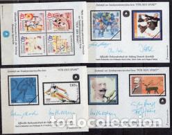 Sellos: ALEMANIA 4 HOJAS BLOQUE &rdquo; FUR DEN SPORT &rdquo; ( NUM. 7)