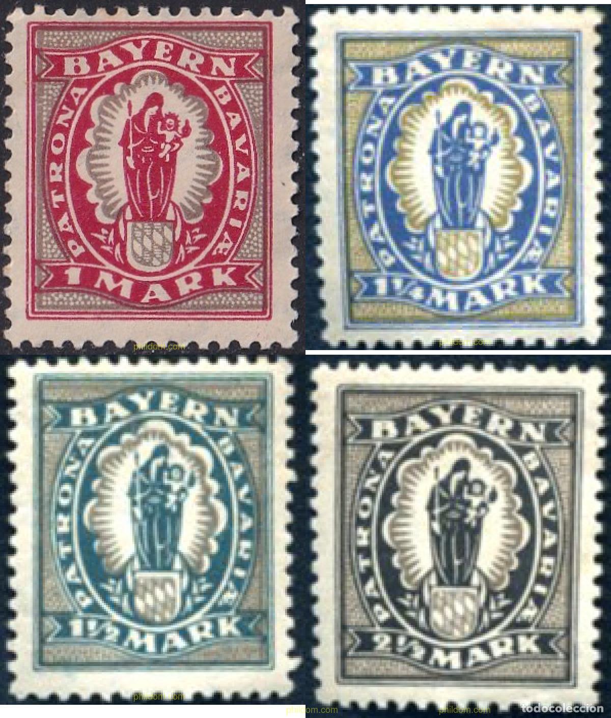 Sellos: 765871 MNH ALEMANIA. Baviera 1920 MOTIVOS VARIOS