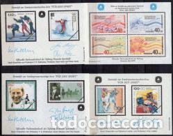 Sellos: ALEMANIA 4 HOJAS BLOQUE &rdquo; FUR DEN SPORT &rdquo; ( NUM. 2)