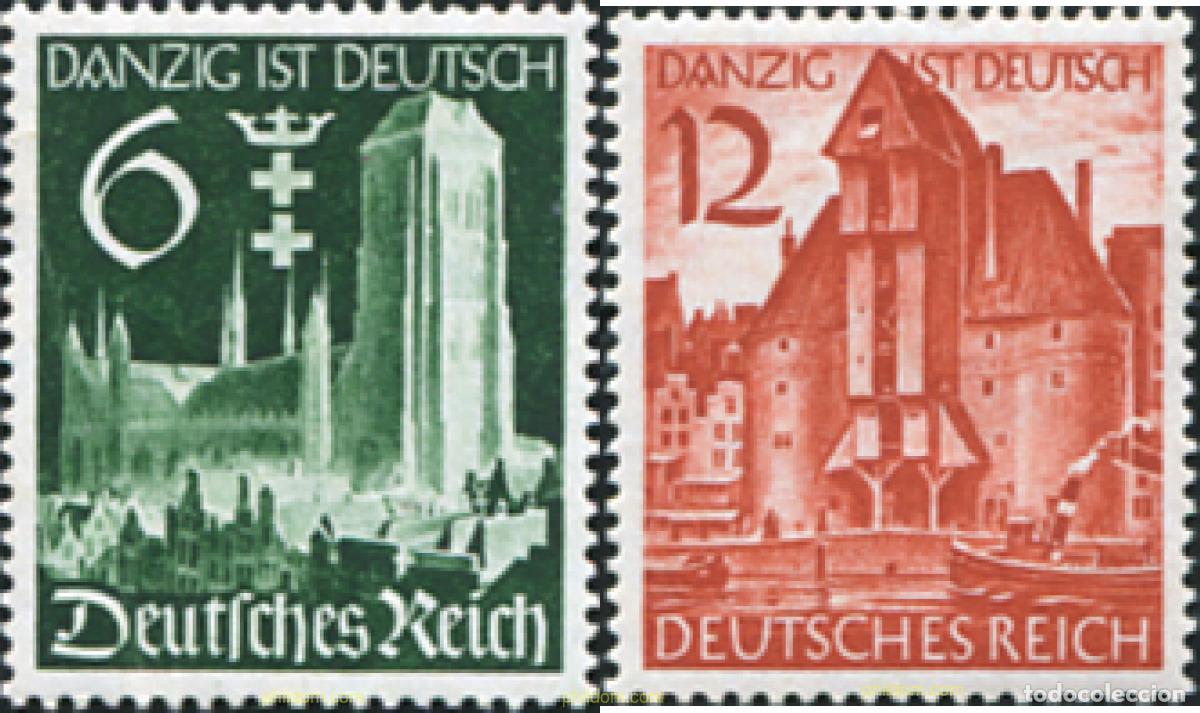 Sellos: 149856 MNH ALEMANIA 1939 ANEXION DE DANZICA