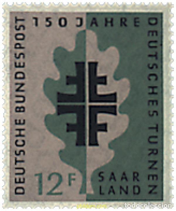 Sellos: 64441 MNH ALEMANIA. Sarre 1958 150 ANIVERSARIO DE LOS FESTIVALES DE GIMNASIA