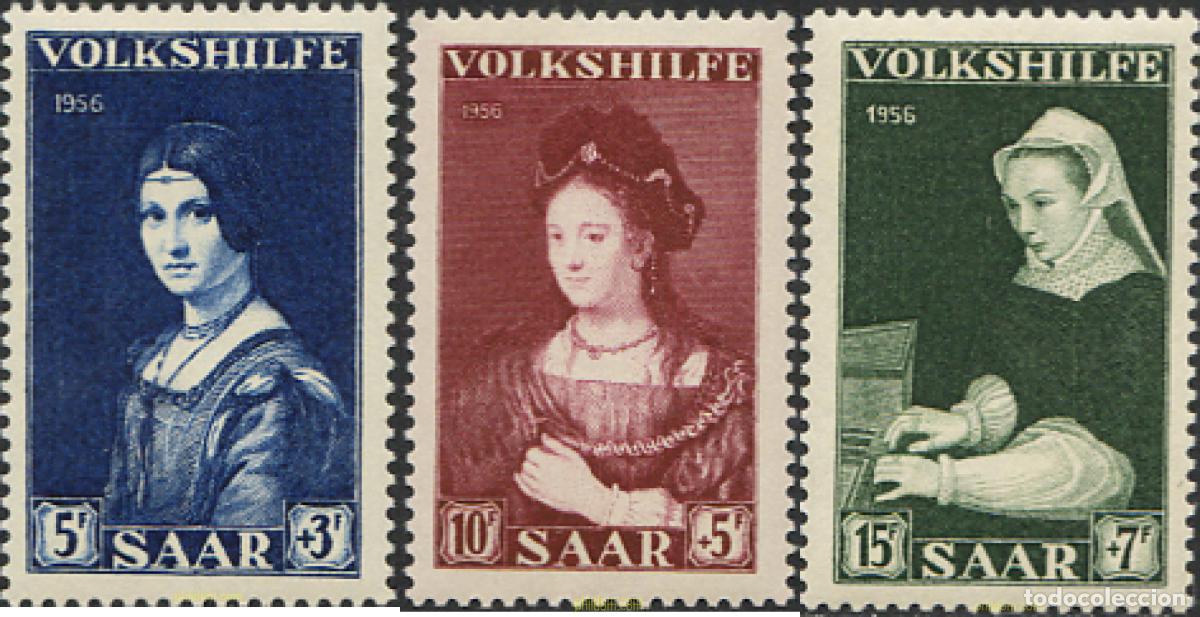 Sellos: 37139 MNH ALEMANIA. Sarre 1956 PRO OBRAS POPULARES