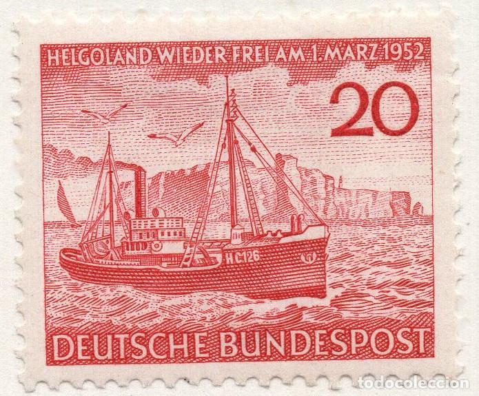 Sellos: ALEMANIA FEDERAL 1952, MICHEL 152