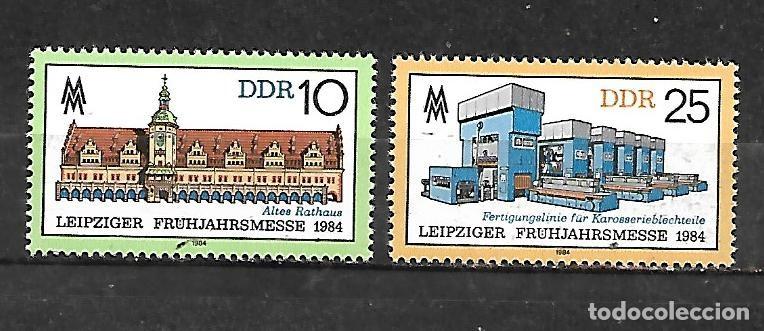 Sellos: 1984: RDA Serie &rdquo;Feria primaveral de Leipzig&rdquo; (MNH**)