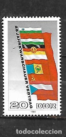 Sellos: 1980: RDA XXV Aniversario del pacto de Varsovia (MNH**)