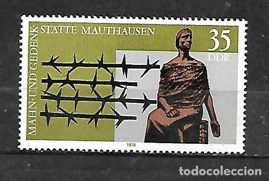Sellos: 1978: RDA Homenaje a las v&iacute;ctimas del fascismo. Monumento de Mauthausen (MNH**)