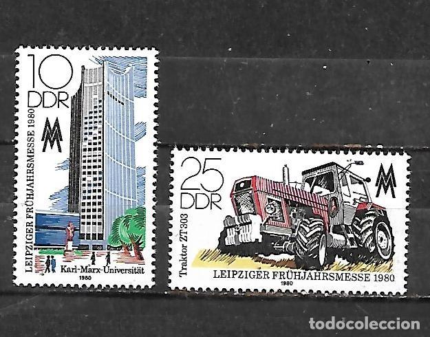 Sellos: 1980: RDA Serie &rdquo;Feria primaveral de Leipzig&rdquo; (MNH**)