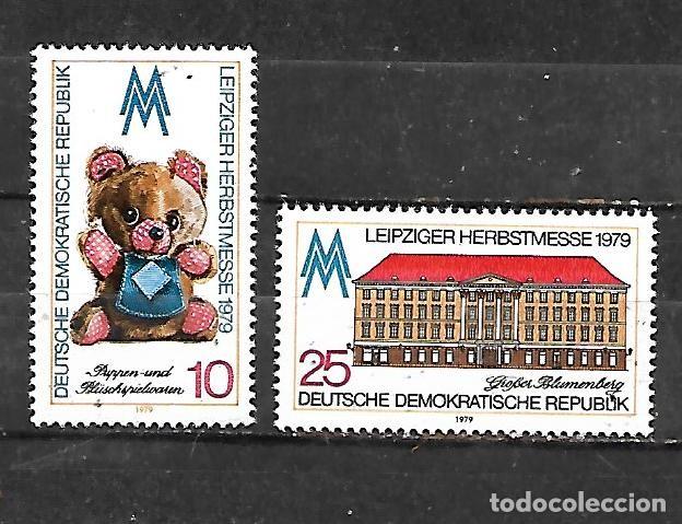 Sellos: 1979: RDA Serie &rdquo;Feria oto&ntilde;al de Leipzig&rdquo; (MNH**)