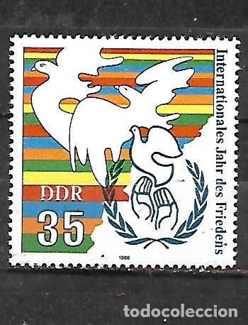 Sellos: 1986: RDA A&ntilde;o internacional de la paz (MNH**)
