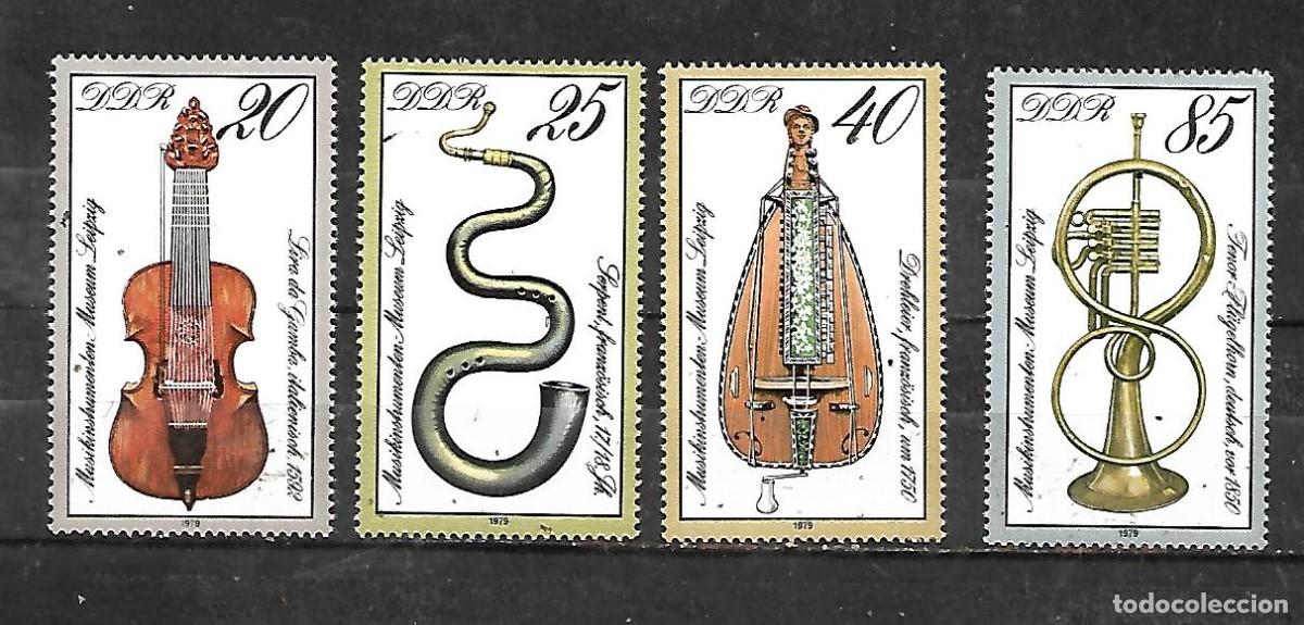 Sellos: 1979: RDA Serie &rdquo;Instrumentos musicales&rdquo; (MNH**)