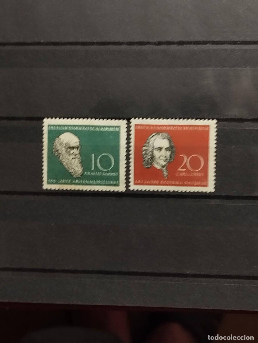 Sellos: 28.04/ Alemania Oriental. 1958. Ser&iacute;a completa en nuevo