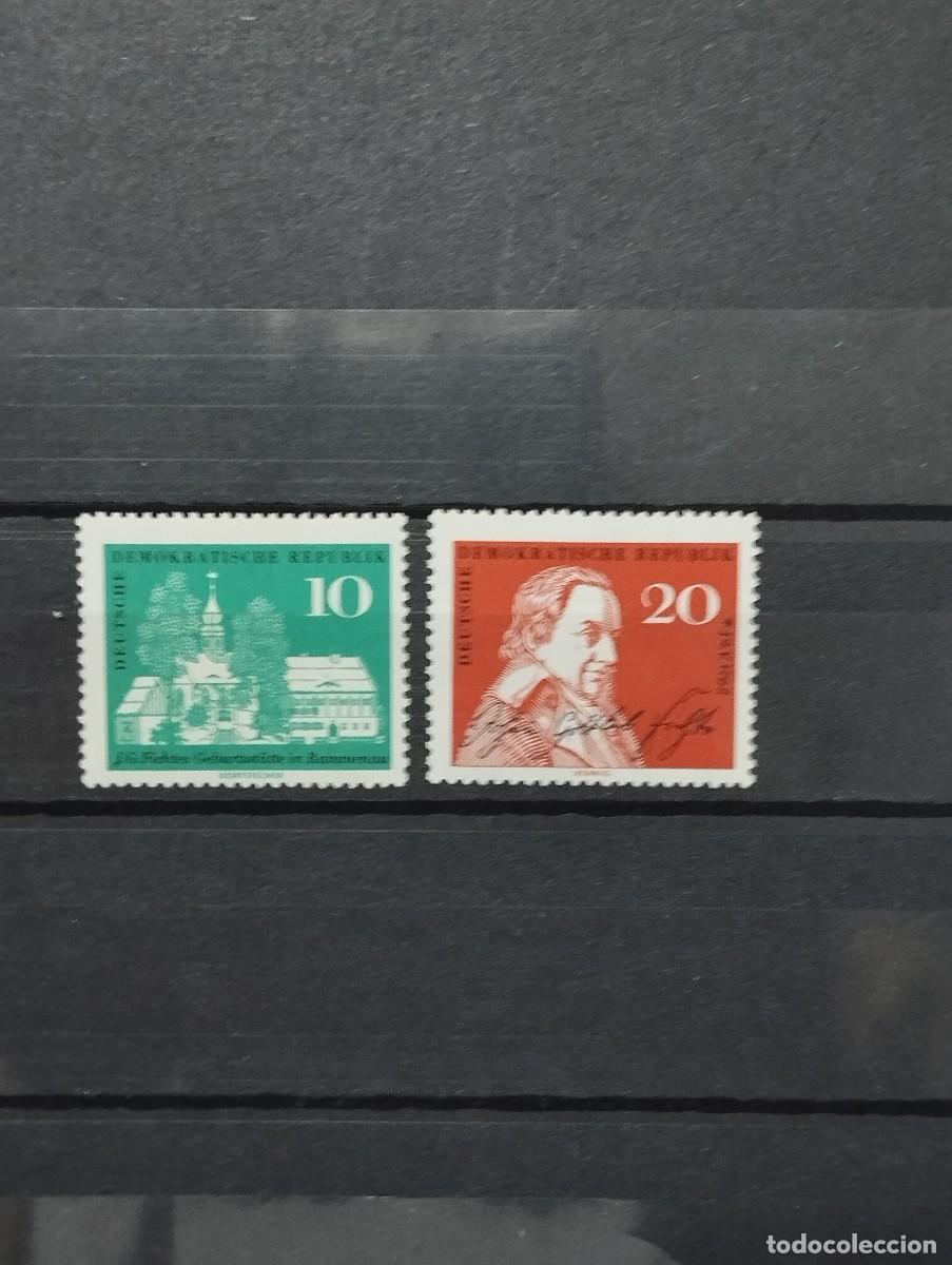 Sellos: 28.04/ Alemania Oriental. 1962. Ser&iacute;a completa en nuevo