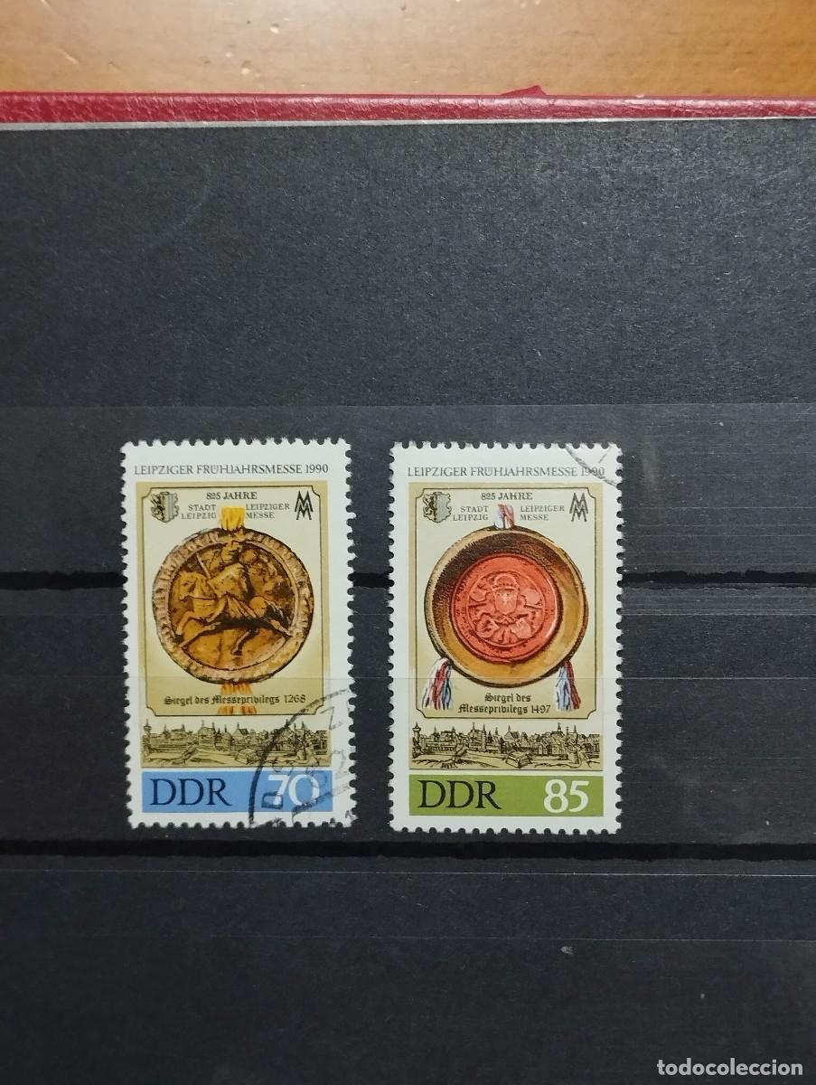 Sellos: 28.04/ Alemania Oriental. 1990. Ser&iacute;a completa en usado